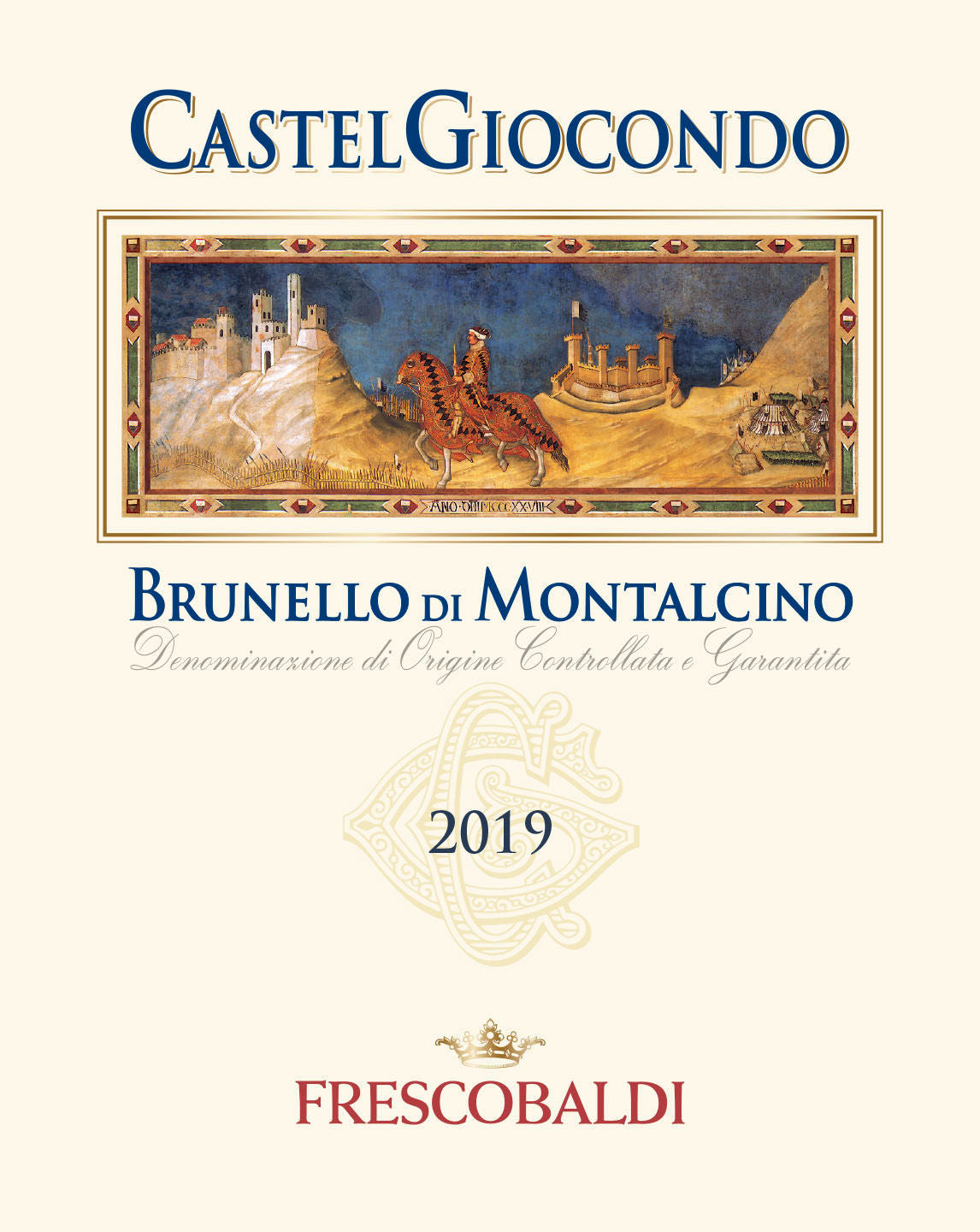 Brunello di Montalcino D.o.c.g. 2019 - Castel Giocondo - Marchesi di Frescobaldi - Astucciato